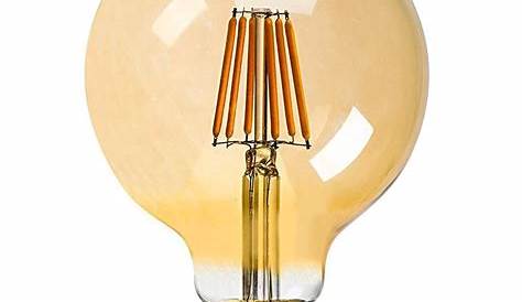 Led Lamp E27 Grote Bol 125mm Smart Wifi LED Amberkleurige Filament