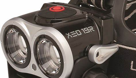 LED Lenser Dual LED XEO19R Rechargeable Headlamp Black