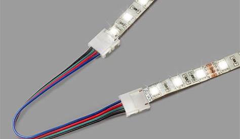 Led Light Connector Types WOW 5 X 2Pin 5050 LED Strip Wire Single
