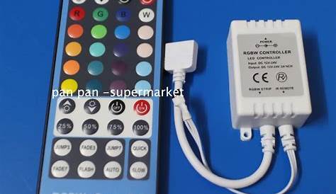 LED RGBW Strip Controller Driver RF / IR / WiFi 2.4 Dimmer