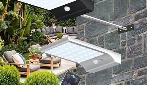 Led Solar Lights Power Pir Motion Sensor Wall Light Outdoor Waterproof