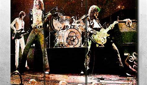 Led Zeppelin – Music 5 Panel Canvas Art Wall Decor – Canvas Storm