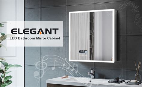 Led Bathroom Cabinet With Bluetooth Speaker
