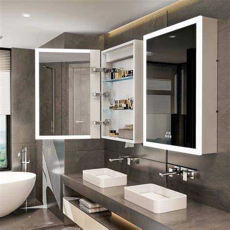 led cabinet bathroom