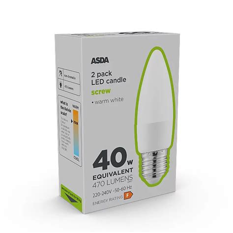 Led Candle Bulbs Asda