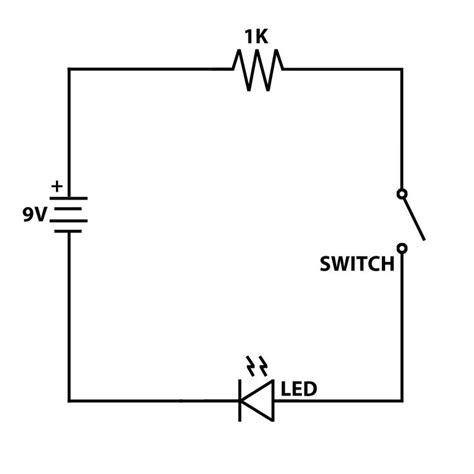 Led Circuit Diagram With Switch
