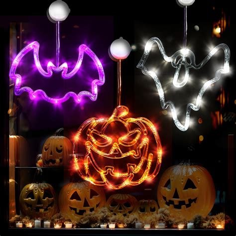 Led Halloween Window Decorations