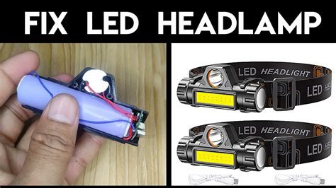 Led Headlamp Battery Replacement