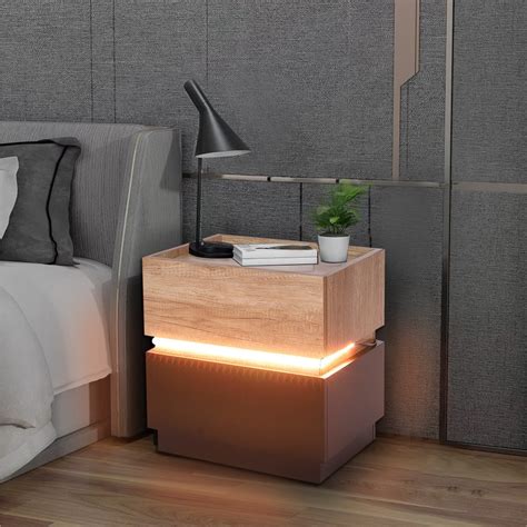 Led Light Bedside Tables