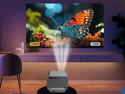 Led Light Source Smart Projector