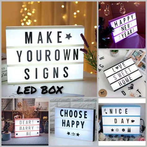 Led Message Light Box