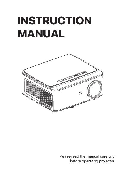 Led Projector User Manual