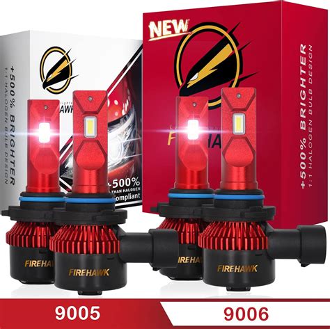 led replacement headlight bulbs 9006 and 9005