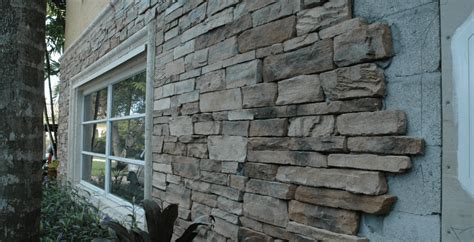 ledger stone panel installation