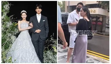 Lee Seung Gi & Wife Lee Da In Spotted Near Liat Towers In Singapore; He