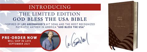 lee greenwood bible with constitution