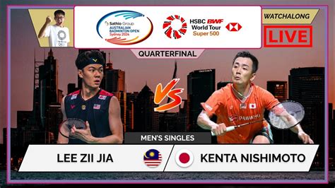 lee zii jia vs kenta nishimoto live