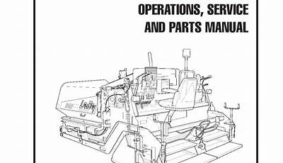 Leeboy 8500 Parts Manual