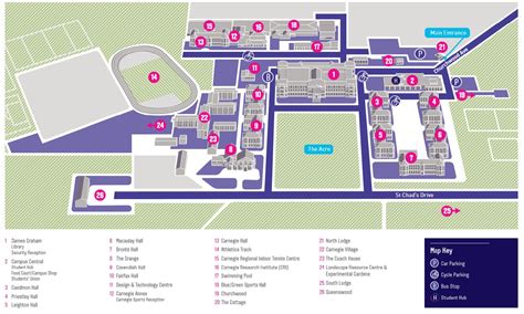 leeds beckett university map