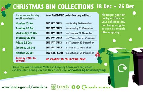 leeds city council bin collection dates