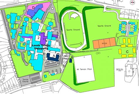 leeds trinity university map