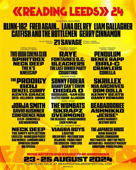 Leeds And Reading Festival 2025 Events Cheryl Struble