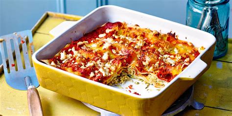 leek and courgette lasagne
