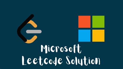 leetcode top microsoft questions