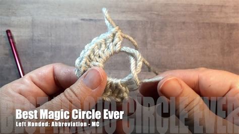 Magic Circle cast on (left handed) YouTube