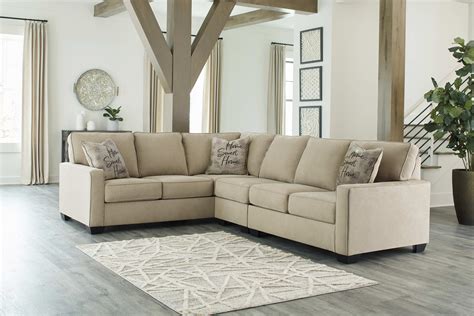 Ardsley Pewter LeftArm Facing Chaise Sectional Ashley Furniture