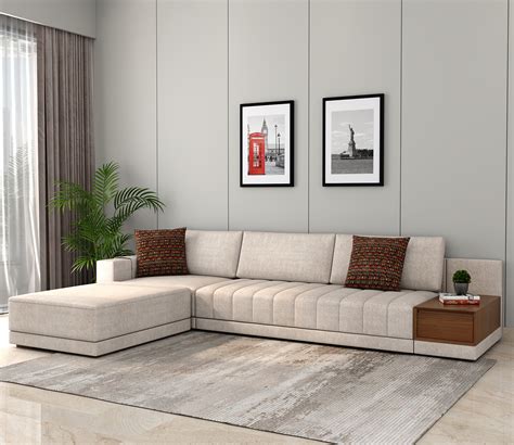 DAE Left Facing Sectional Sofa, LShape Faux Leather Sectional Sofa