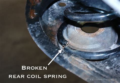 Left Rear Coil Spring Broken