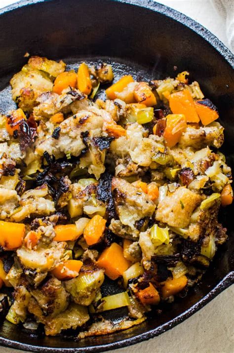Leftover Stuffing Hash