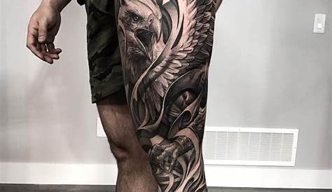 Pin by Kuro on Tattoo | Leg sleeve tattoo, Leg tattoo men, Full leg tattoos