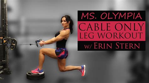 Leg Exercise On Cable Machine