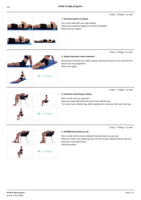 Leg Exercise Program Pdf