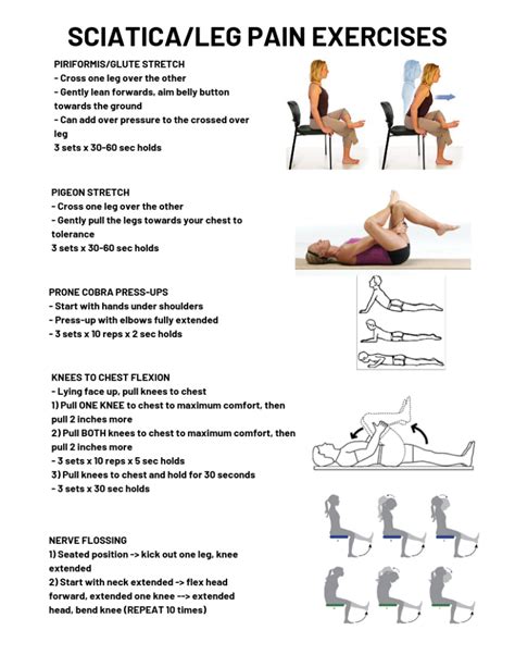 Leg Exercises For Sciatica