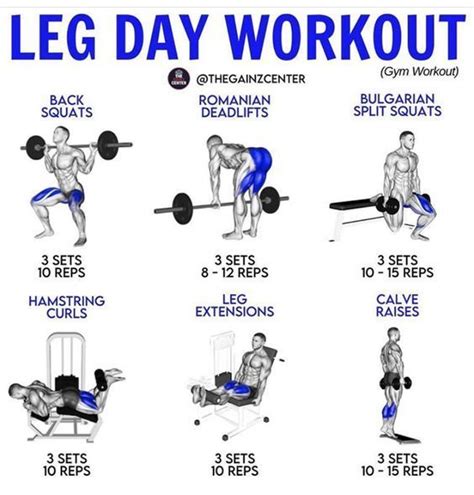 Leg Exercises Men