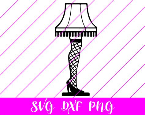 Light up Your Designs with Free Leg Lamp SVG - Perfect for Christmas Décor and DIY Projects