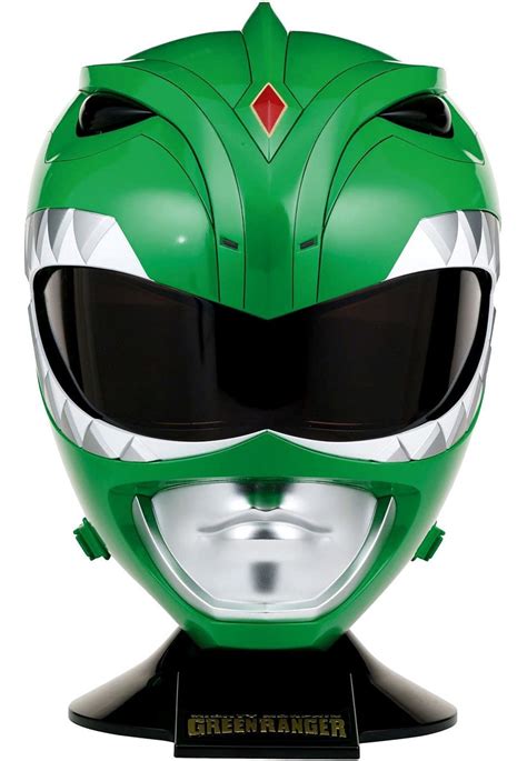 Mighty Morphin Power Rangers Legacy Green Ranger Helmet Out in