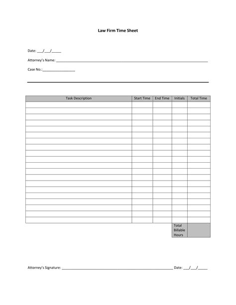 Attorney Billable Hours Template Inspirational 16 Timesheet Templates