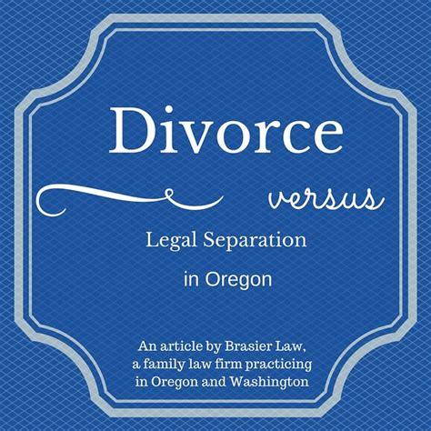 Legal Separation In Oregon: What You Need To Know