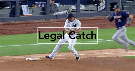 legal catch in baseball