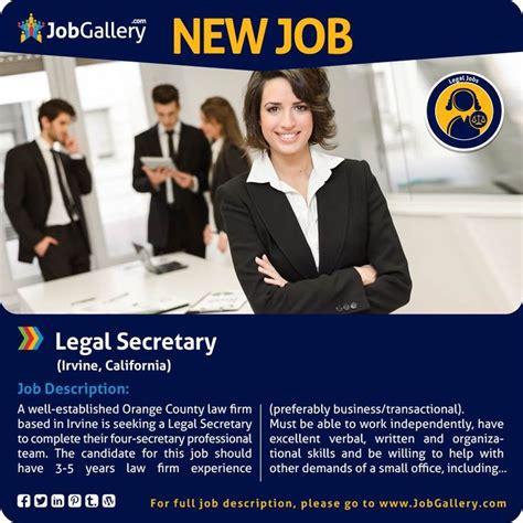 legal secretary job vacancies