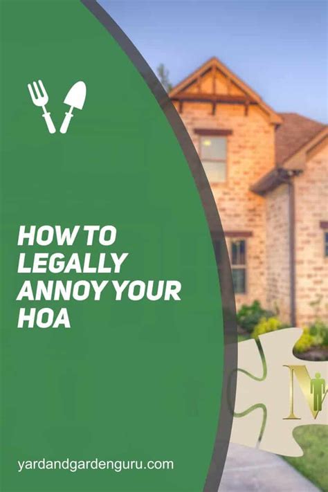 Legally Annoying Your HOA
