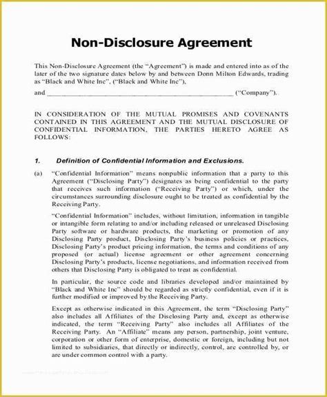 legalzoom non disclosure agreement