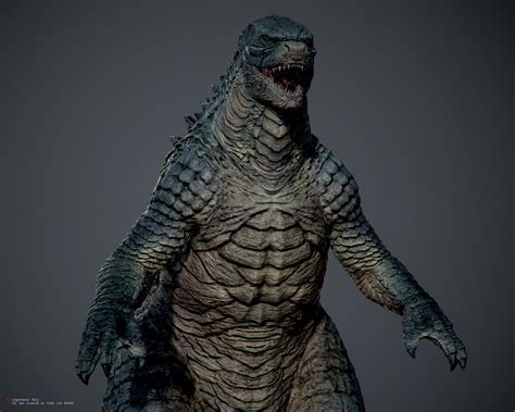 legendary godzilla 3d model