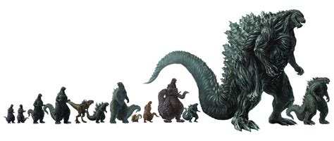 legendary godzilla size comparison