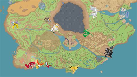 legendary pokemon scarlet map