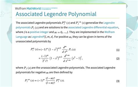 Legendre Algorithm